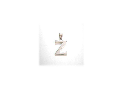 Rhodium Plated | Alphabet Pendants